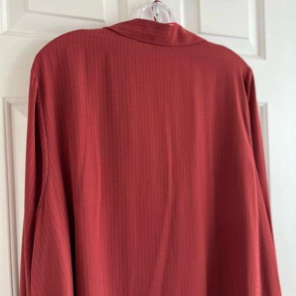 In Every Story V-neck Flowy Long Sleeve Blouse 2X - Picture 11 of 16